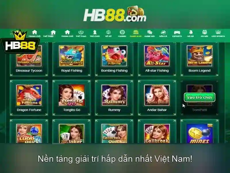 Giao diện nhà cái hoàn hảo