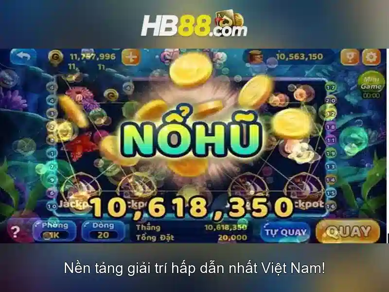 Các trò chơi có tại hb88